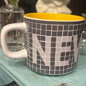 Starbucks Mosaic Black and Yellow Mug